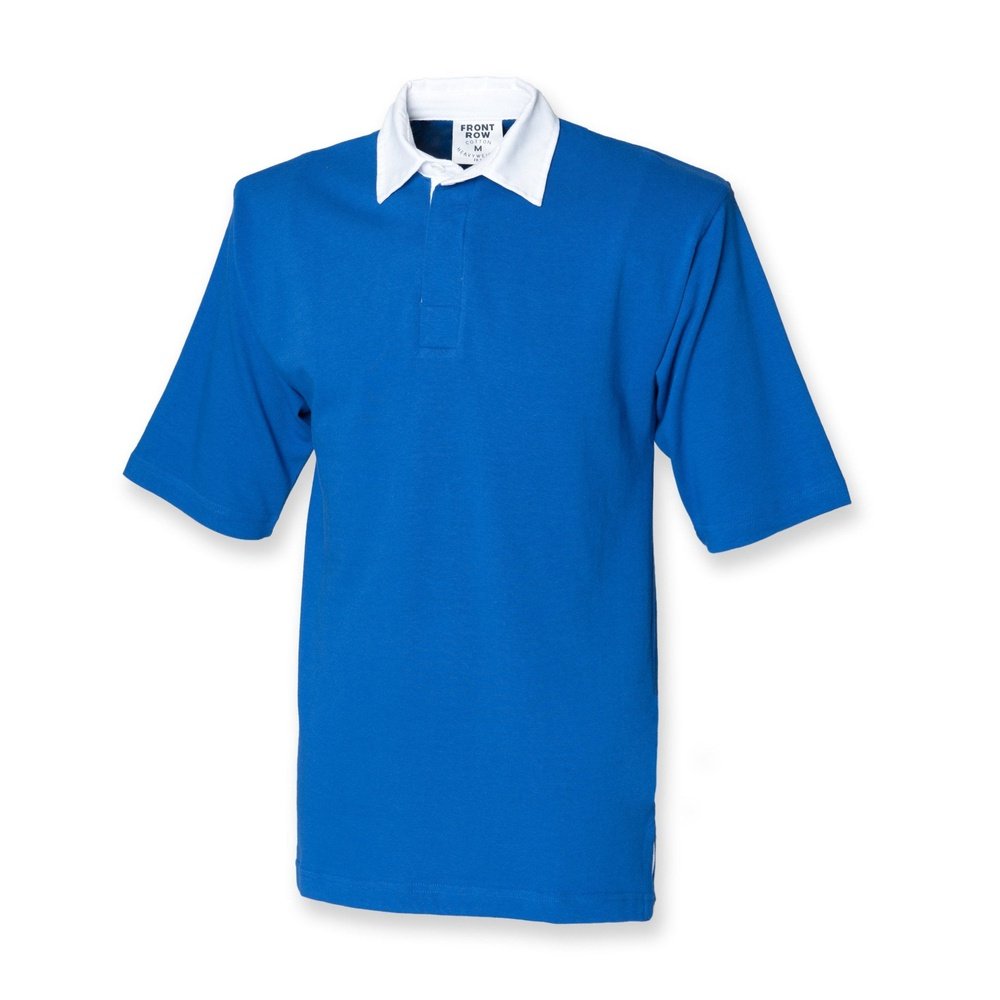 Front Row Short Sleeve Cotton Rugby Shirt Small - 2XL FR003