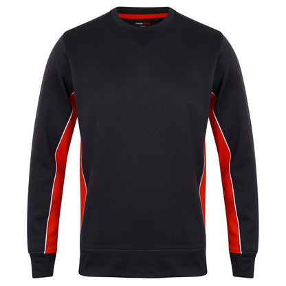 Gents Athletic Fit Quick Drying Brush Back Men's Crewe Neck Sweatshirt LV345