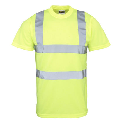 Gent's High Visibility Men's Safety T-Shirt Men's Top EN471 Small - 5XL HV071