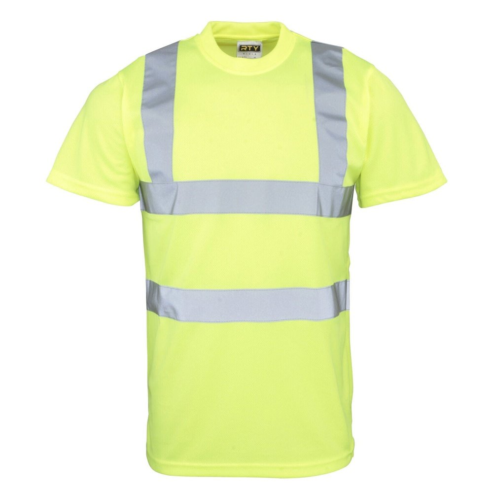 Gent's High Visibility Men's Safety T-Shirt Men's Top EN471 Small - 5XL HV071