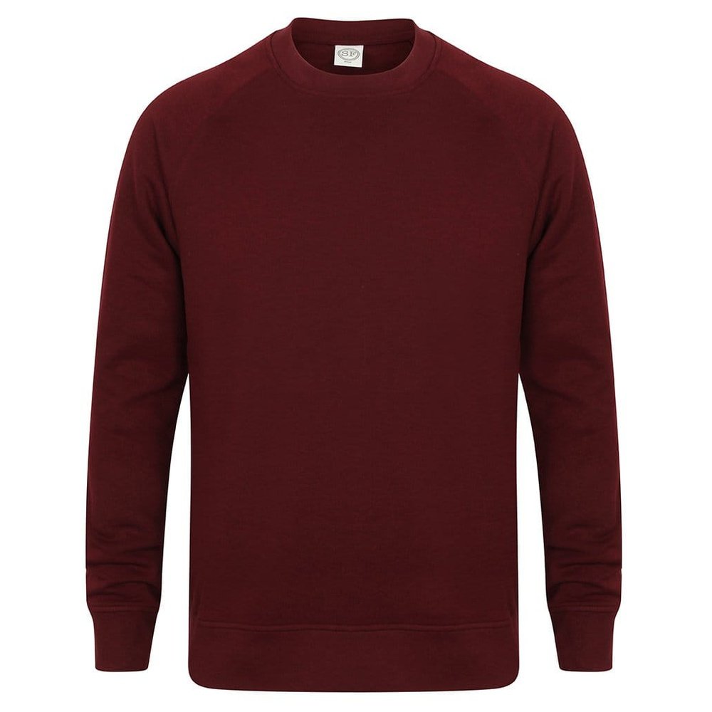 Gent's Long Sleeve Slim Fit Cotton Blend Mid Weight Men's Sweatshirt SF525
