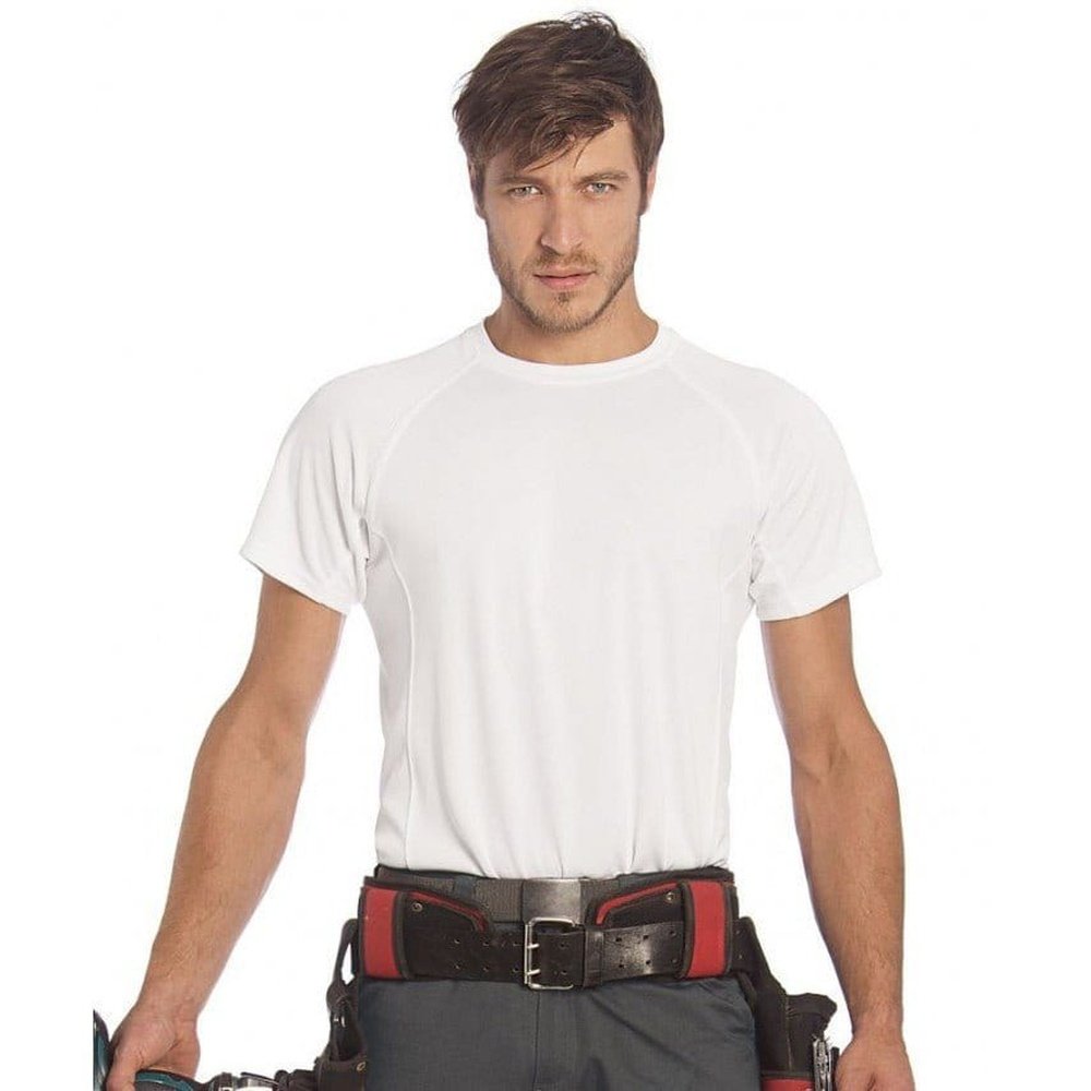 Gents Short Sleeve B&C Cool Power Polyester T-Shirt S - 3XL BA002