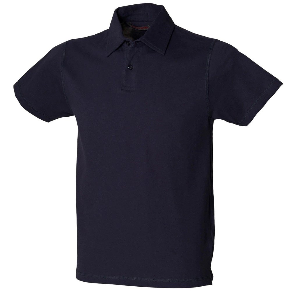 Gents Stretch Polo Shirt Mens Short Sleeve Top SFM42