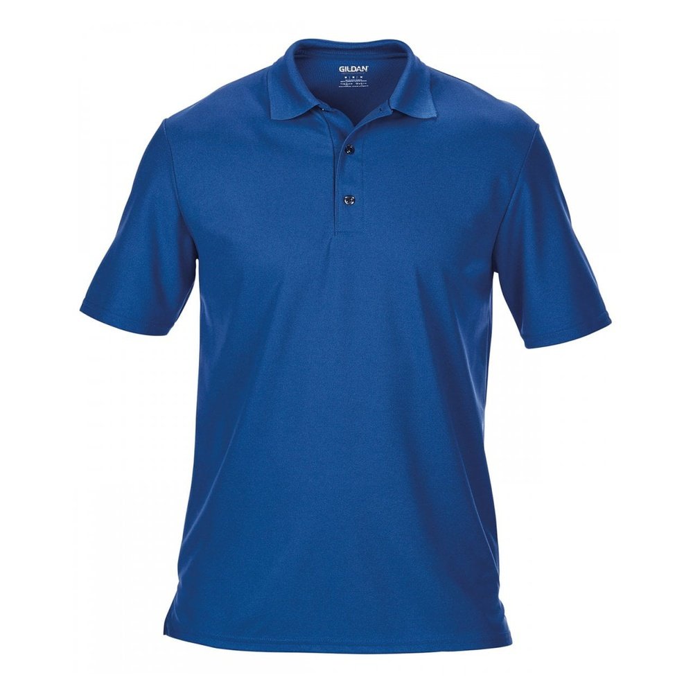 GILDAN Performance Men's Double Pique Polyester Short Sleeve Polo Shirt Top GD46