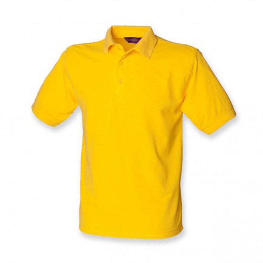 Men's Polyester Cotton Blend Pique Polo Shirt Gent's T-Shirt Top H400