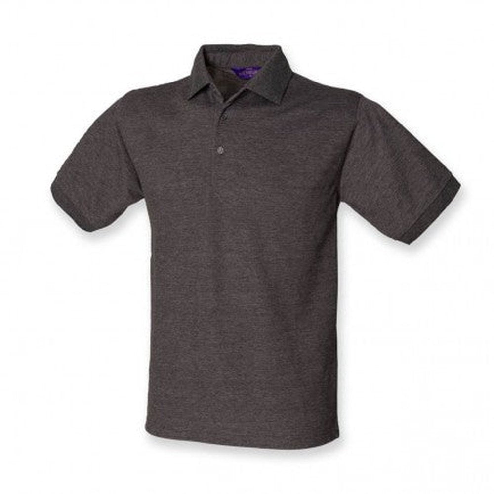 Men's Polyester Cotton Blend Pique Polo Shirt Gent's T-Shirt Top H400