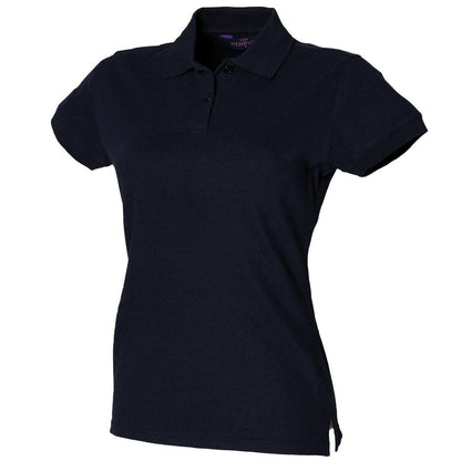 Henbury Ladies Stretch Pique Polo Shirt Women's Cotton T-Shirt H306