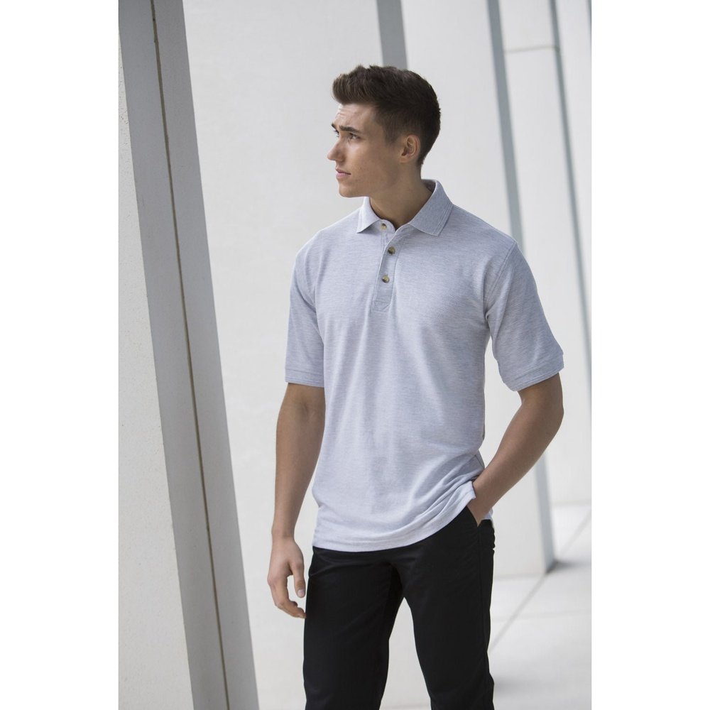 Henbury Mens Ultimate Polycotton Pique Polo Shirt H410