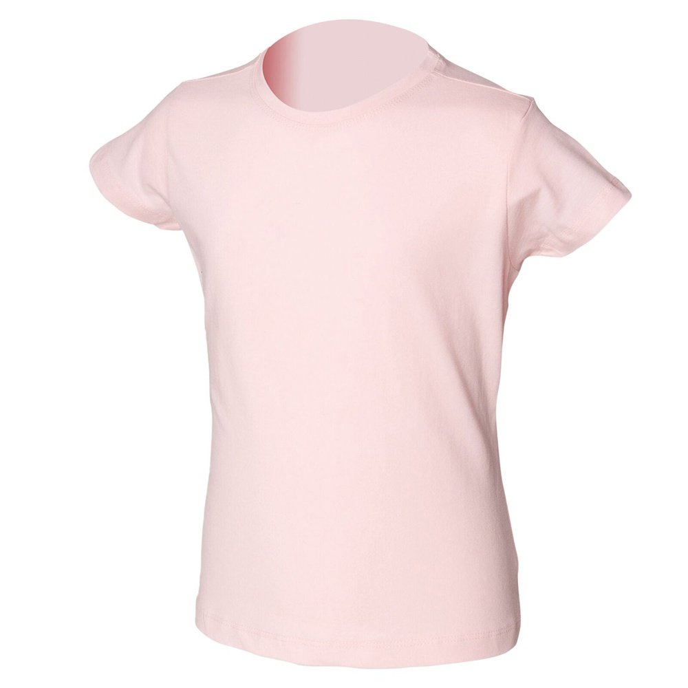 Kids Cotton Short Sleeve Soft Stretch Crew Neck T-Shirt Top 4/6-10/12 SM101B
