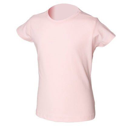 Kids Cotton Short Sleeve Soft Stretch Crew Neck T-Shirt Top 4/6-10/12 SM101B