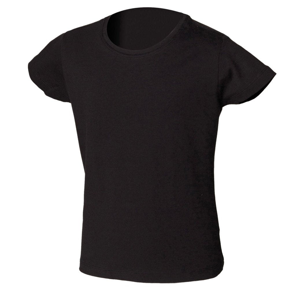 Kids Cotton Short Sleeve Soft Stretch Crew Neck T-Shirt Top 4/6-10/12 SM101B