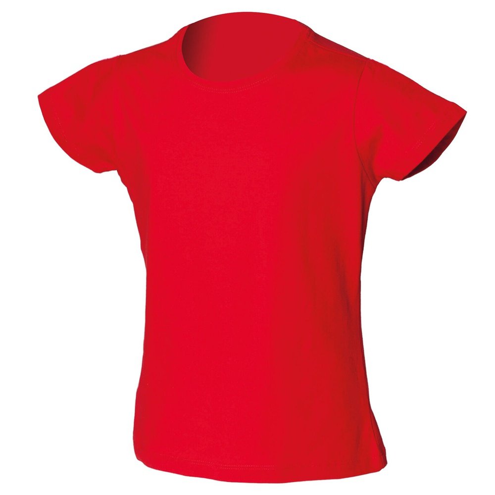 Kids Cotton Short Sleeve Soft Stretch Crew Neck T-Shirt Top 4/6-10/12 SM101B