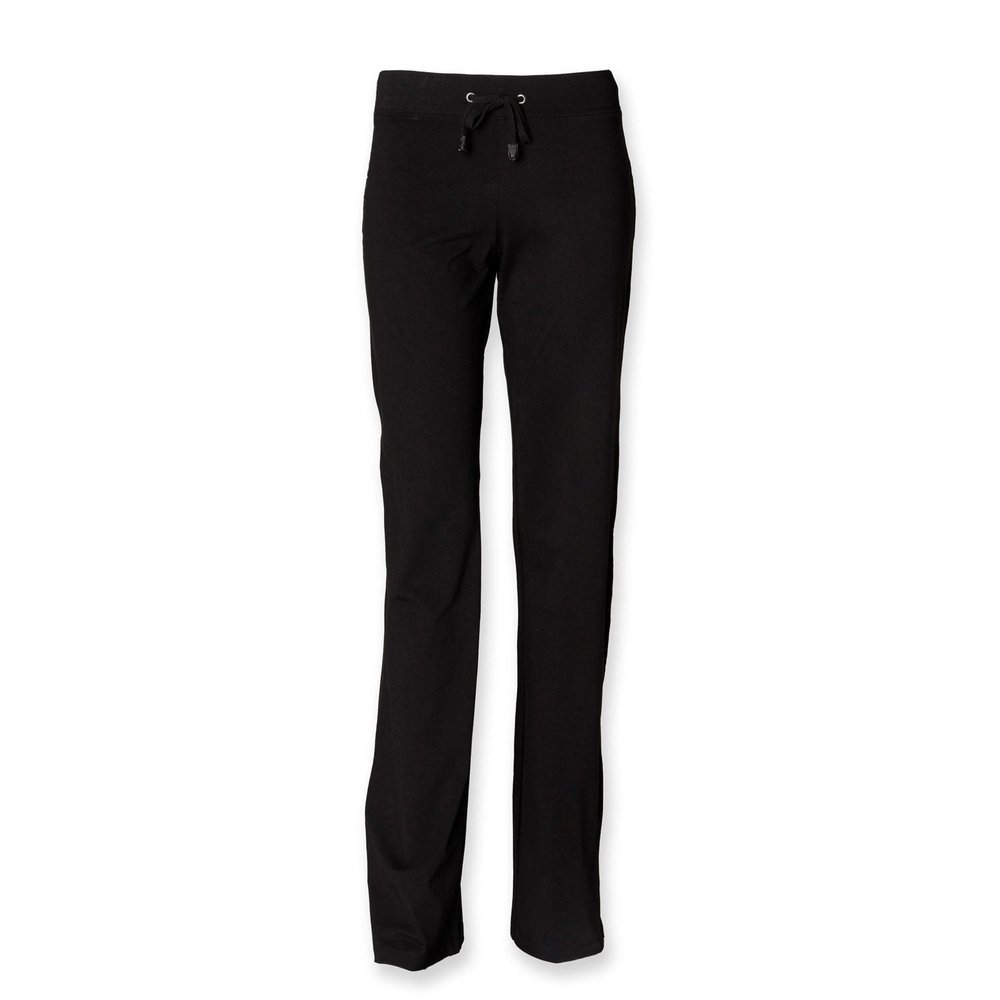 Kids Dance Pant Girls Cotton Jersey Bottoms Navy Pink Black Blue SM61