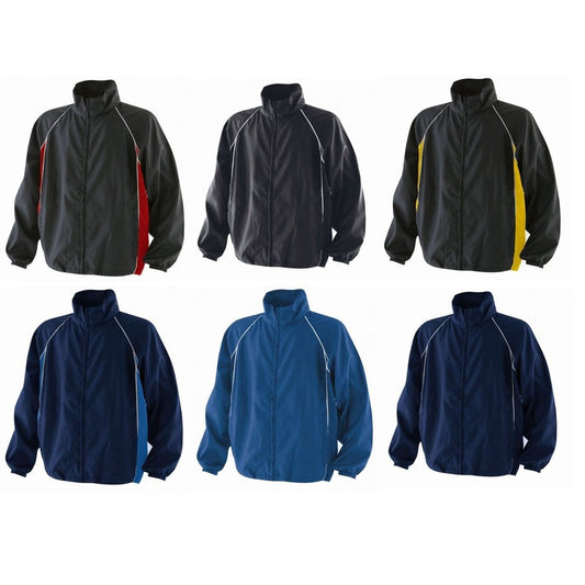 Kids Finden & Hales Boys Girls Showerproof Hood Training Sport Jacket Top LV612