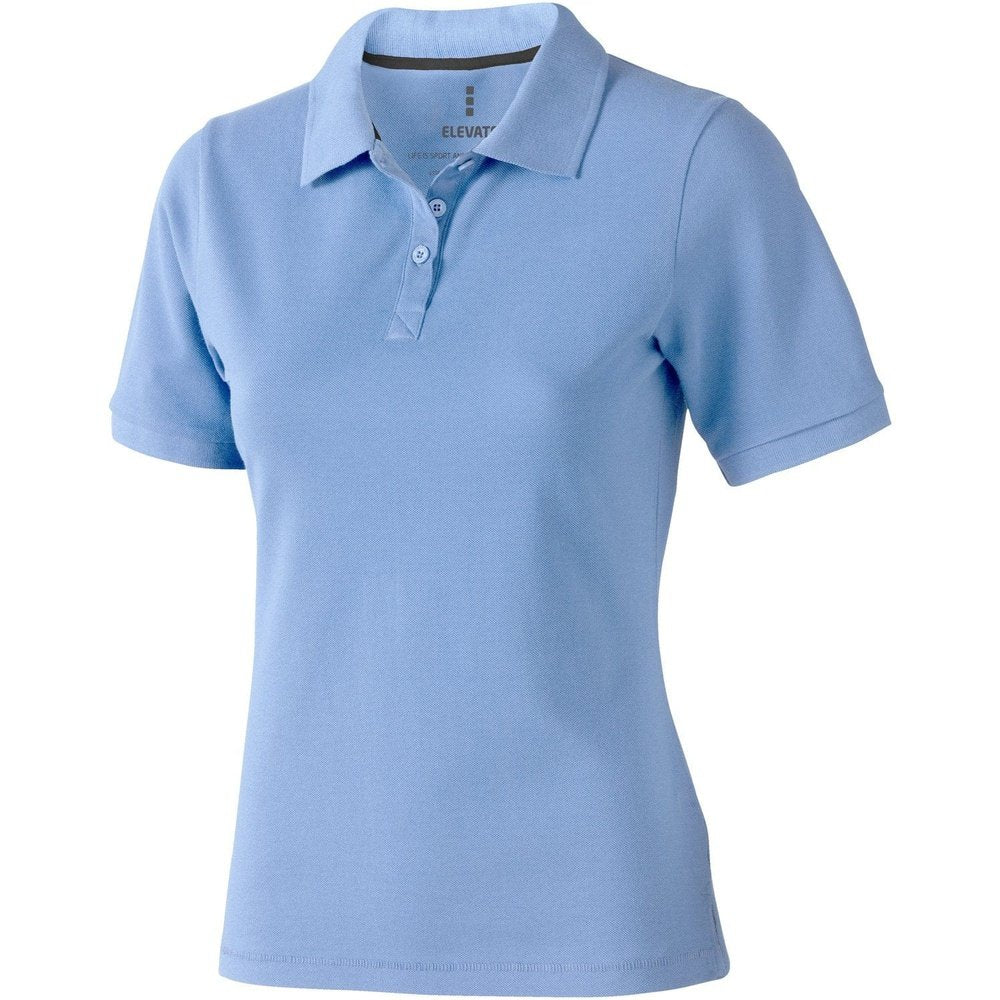 Ladies Elevate Cotton Regular Fit Women's Plain Work Leisure Polo Shirt EL021