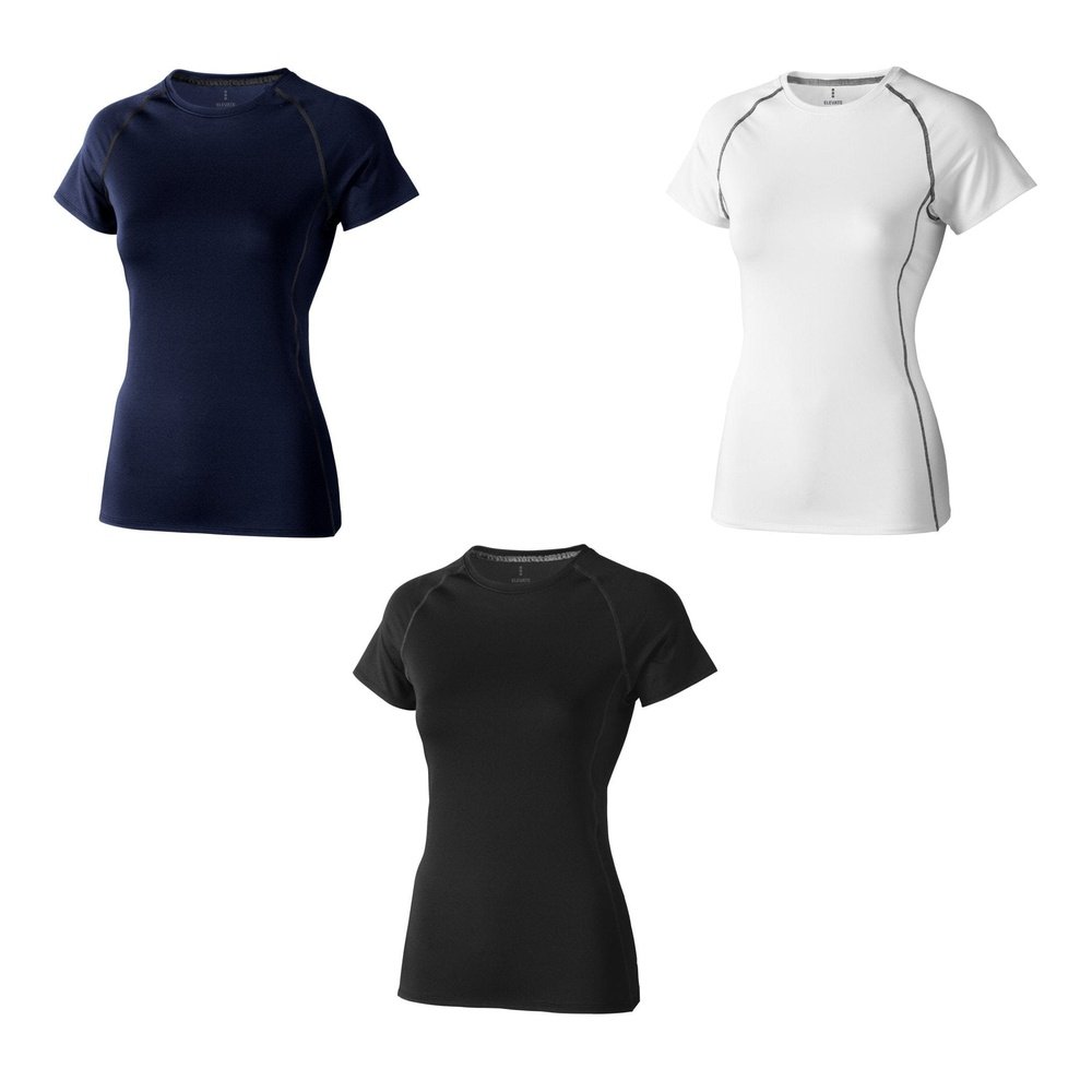 Ladies Elevate Kingston Cool Fit Crew Neck T-shirts Base Layer Fitness Top EL011