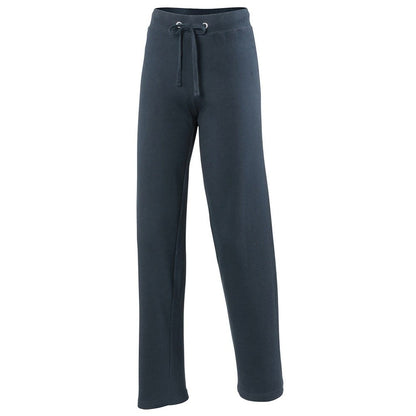 Ladies Fit Cotton Blend Mid Weight Open Hem Comfy Lounge Wear Jogger Pant JH075
