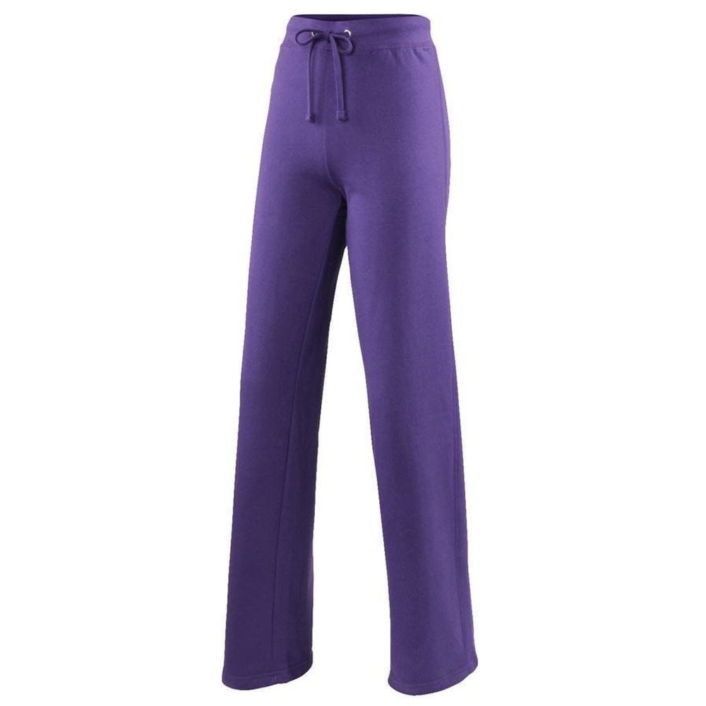Ladies Fit Cotton Blend Mid Weight Open Hem Comfy Lounge Wear Jogger Pant JH075