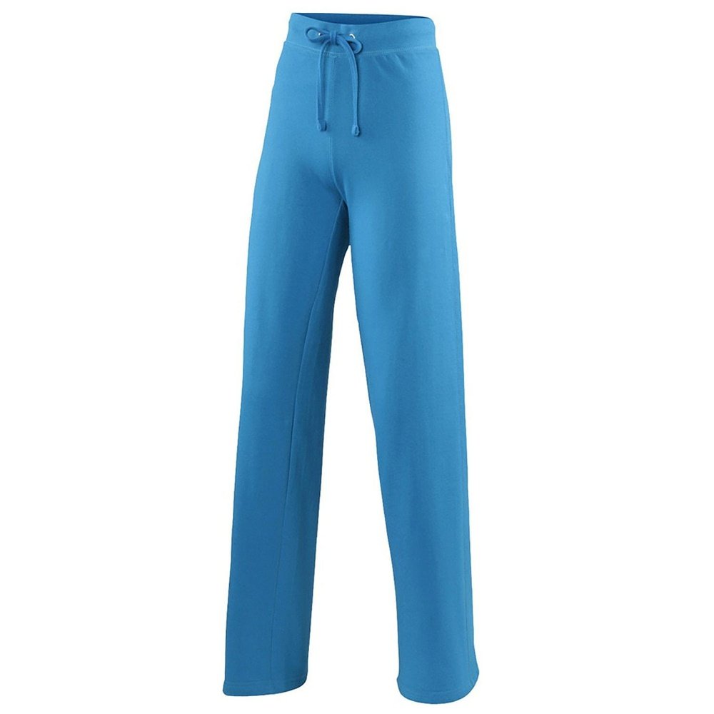 Ladies Fit Cotton Blend Mid Weight Open Hem Comfy Lounge Wear Jogger Pant JH075
