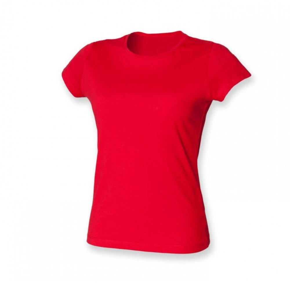 Ladies Perfect Fit T-Shirt Womens Cotton Short Sleeve Crew Neck Top SK201