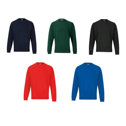 Men's Classic Crew Neck Sweatshirt Top Workwear Sweat Leisurewear S-4XL RX300