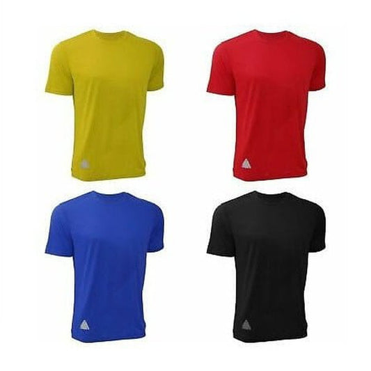 Men's Enhanced Visibility Polyester Short Sleeve Soft Touch Smooth T-Shirt Top EV88