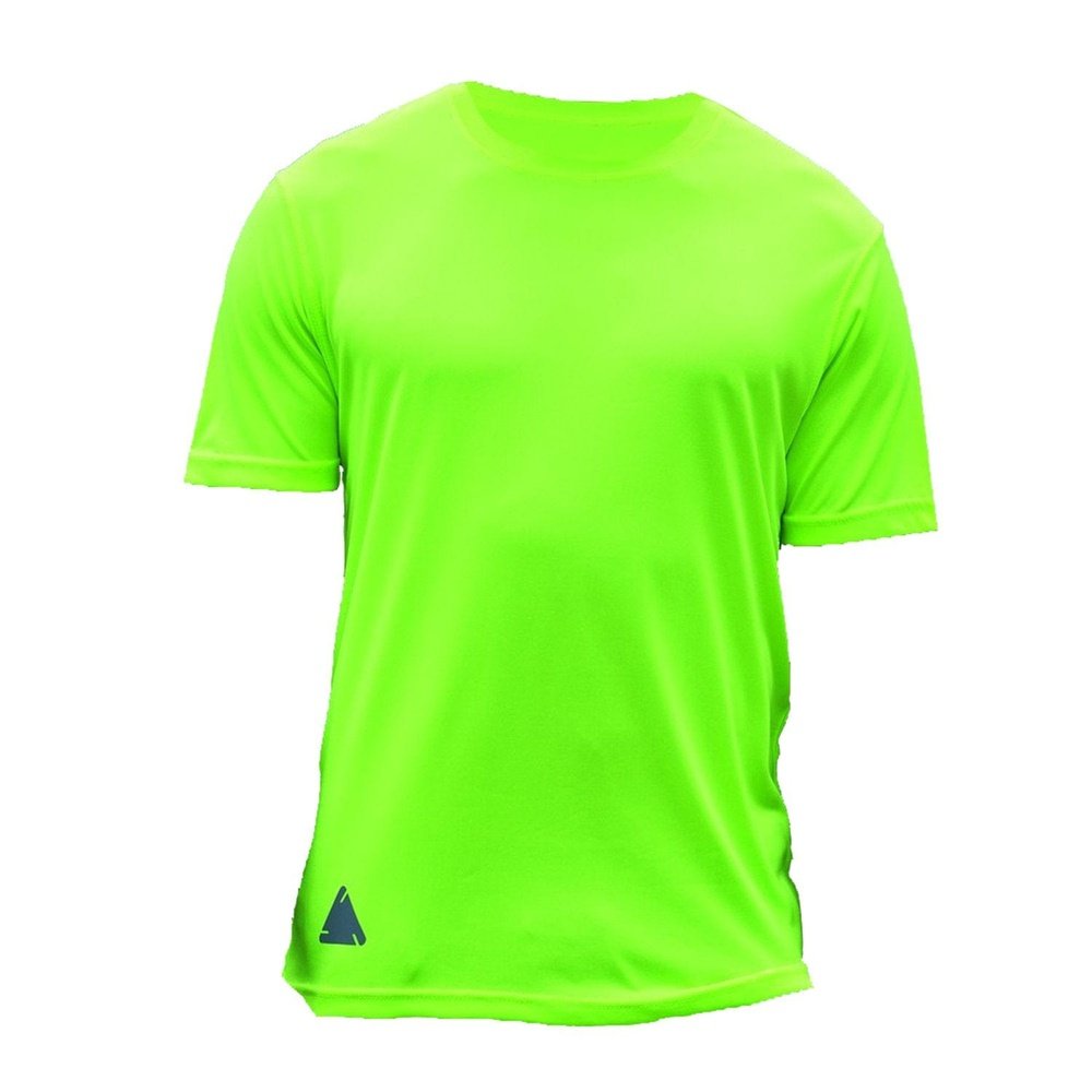 Men's Enhanced Visibility Polyester Short Sleeve Soft Touch Smooth T-Shirt Top EV88