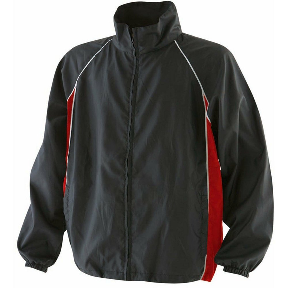 Mens Lightweight Showerproof Full Zip Finden & Hales Training Jacket LV610