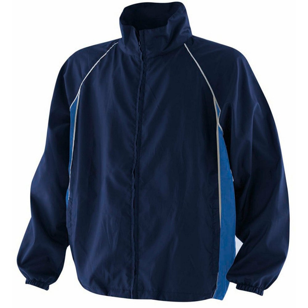 Mens Lightweight Showerproof Full Zip Finden & Hales Training Jacket LV610