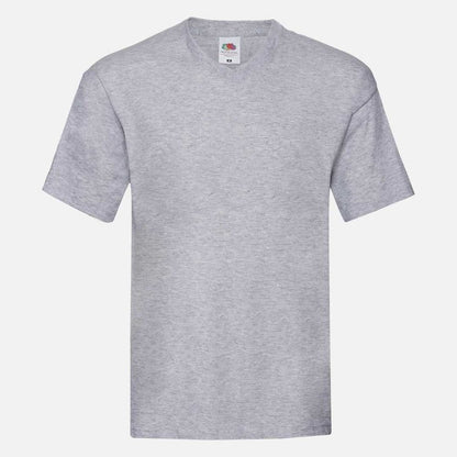 Men's Original Fruit of the Loom V Neck Short Sleeve T-Shirt Top SS142M