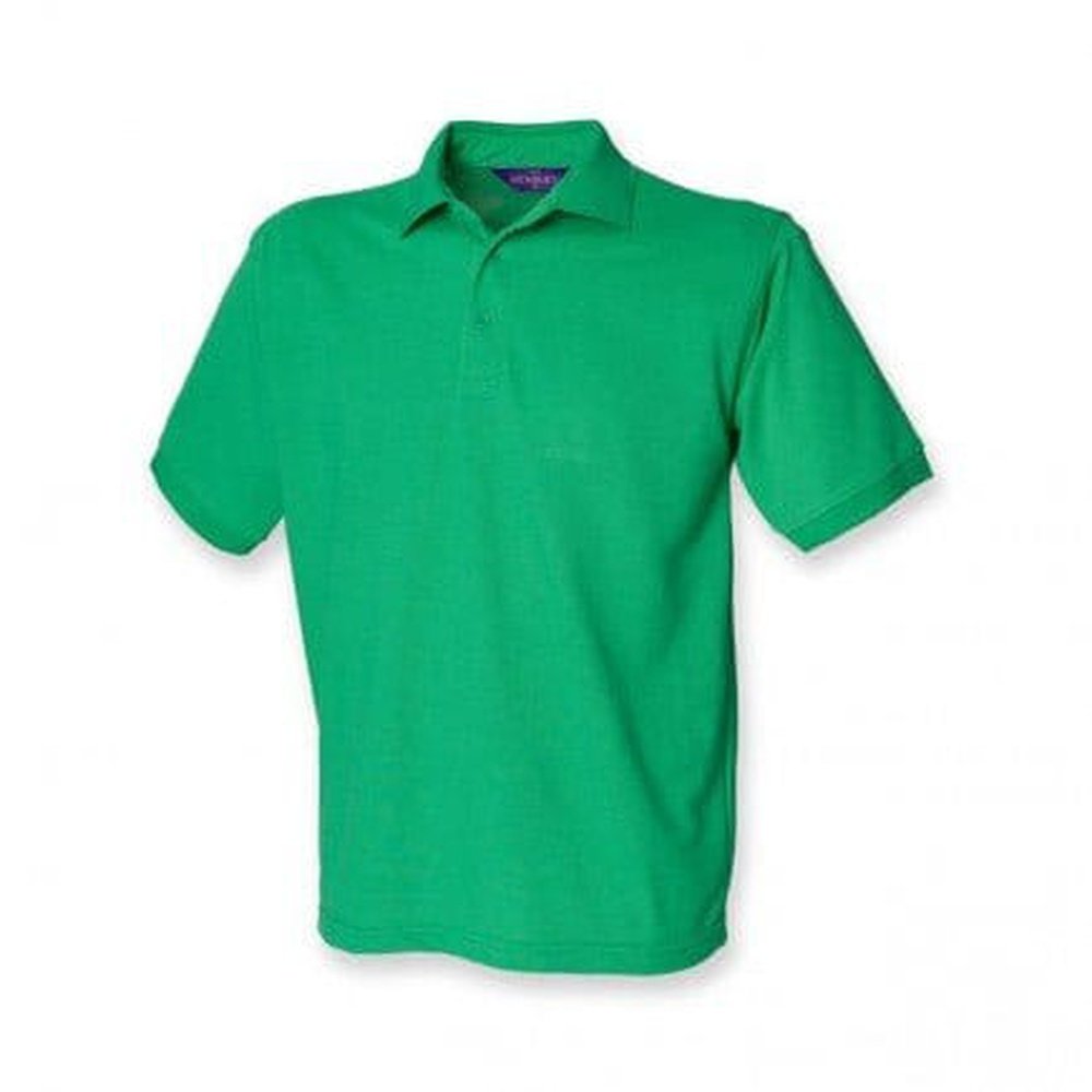 Men's Polyester Cotton Blend Pique Polo Shirt Gent's T-Shirt Top H400