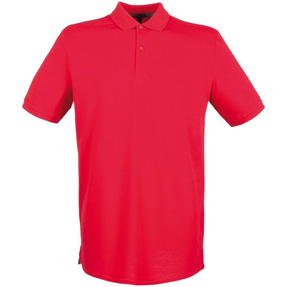 Men's Polyester Cotton Blend Pique Polo Shirt Gent's T-Shirt Top H400