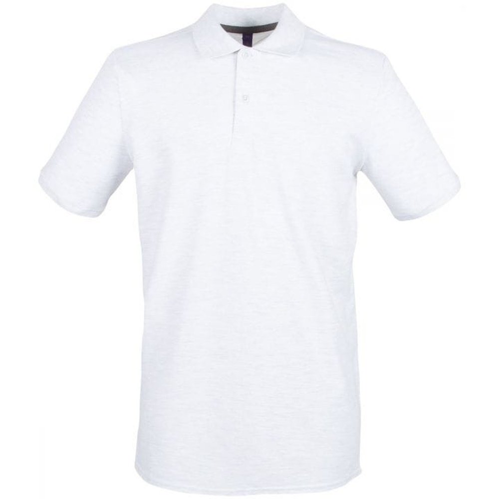 Men's Polyester Cotton Blend Pique Polo Shirt Gent's T-Shirt Top H400