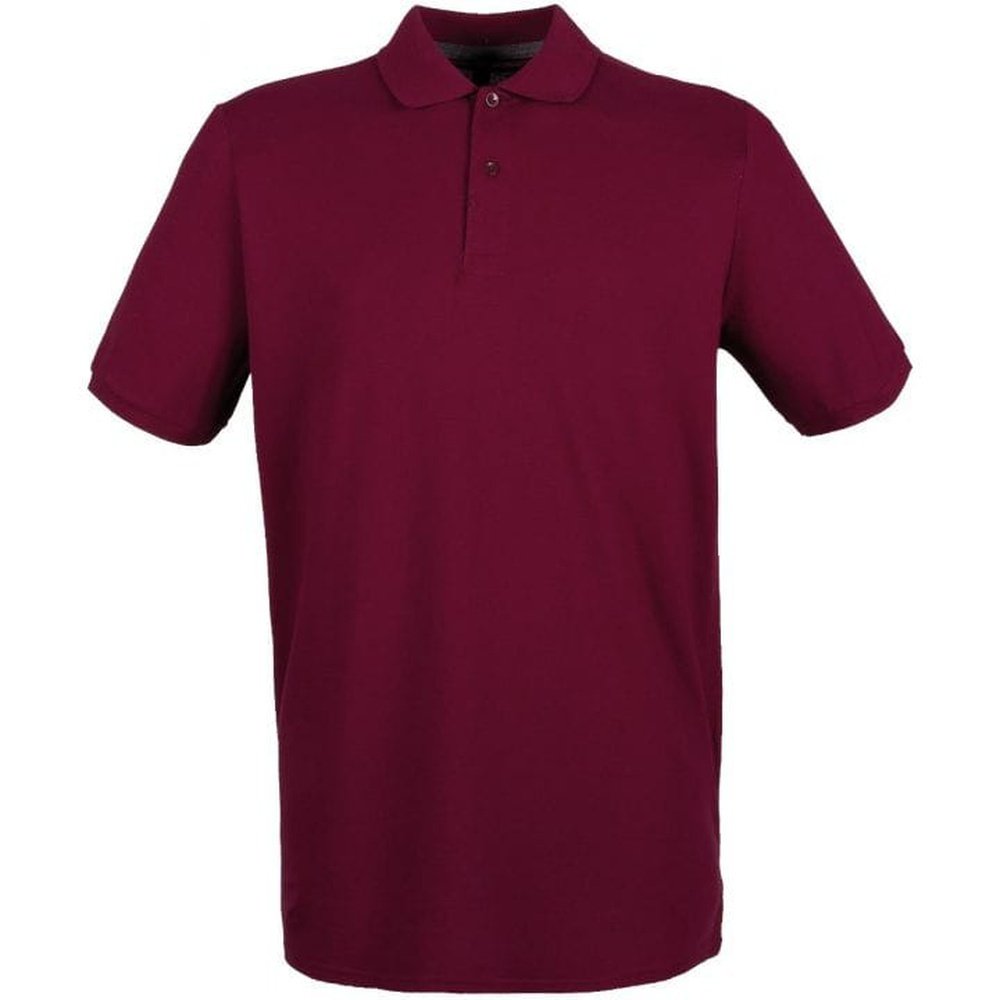 Men's Polyester Cotton Blend Pique Polo Shirt Gent's T-Shirt Top H400
