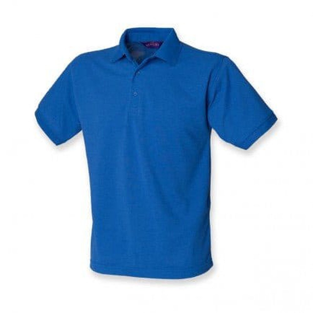 Men's Polyester Cotton Blend Pique Polo Shirt Gent's T-Shirt Top H400