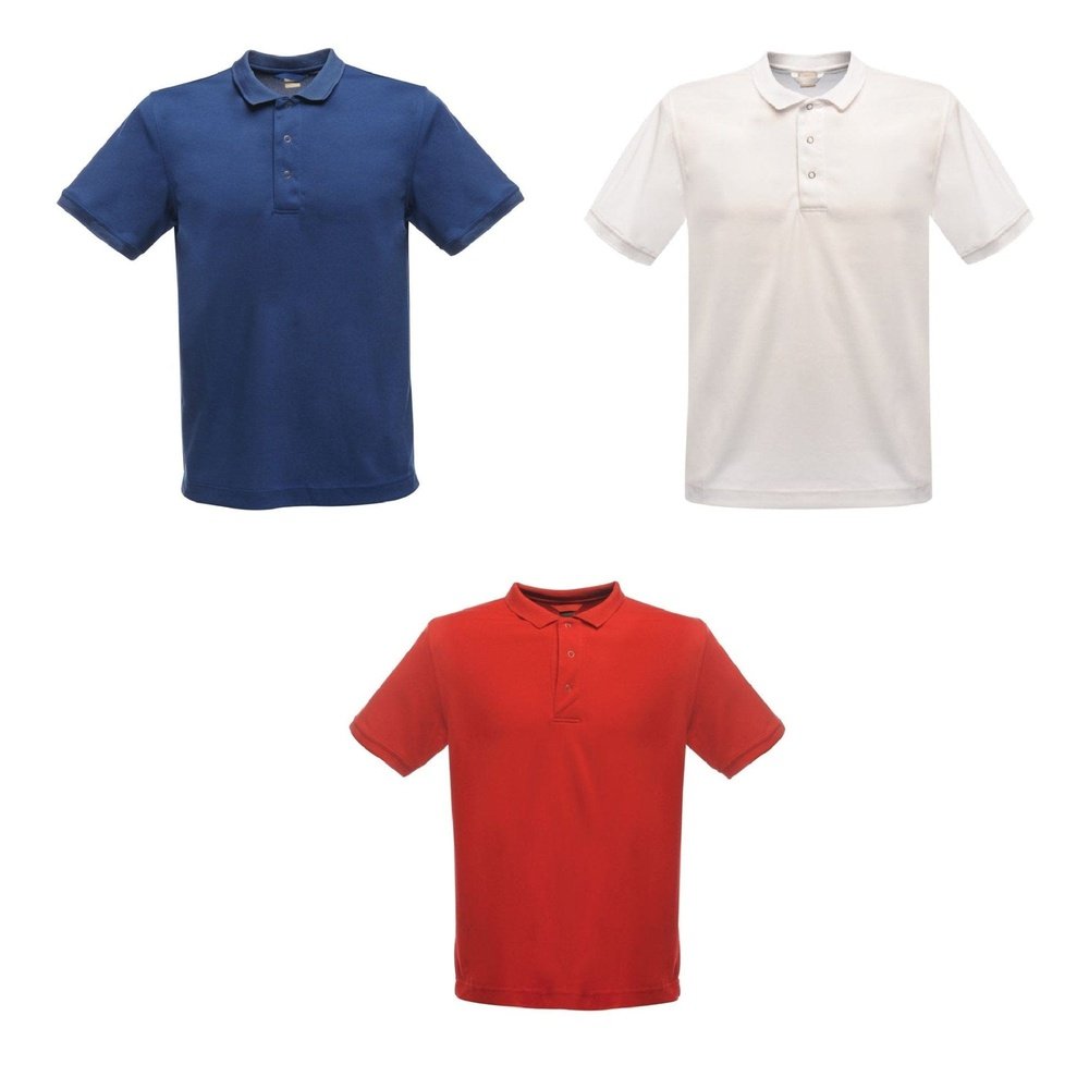 Men's Regatta Stud Coolweave Polyester Gent's Quick Dry Wicking Polo Shirt TRS149