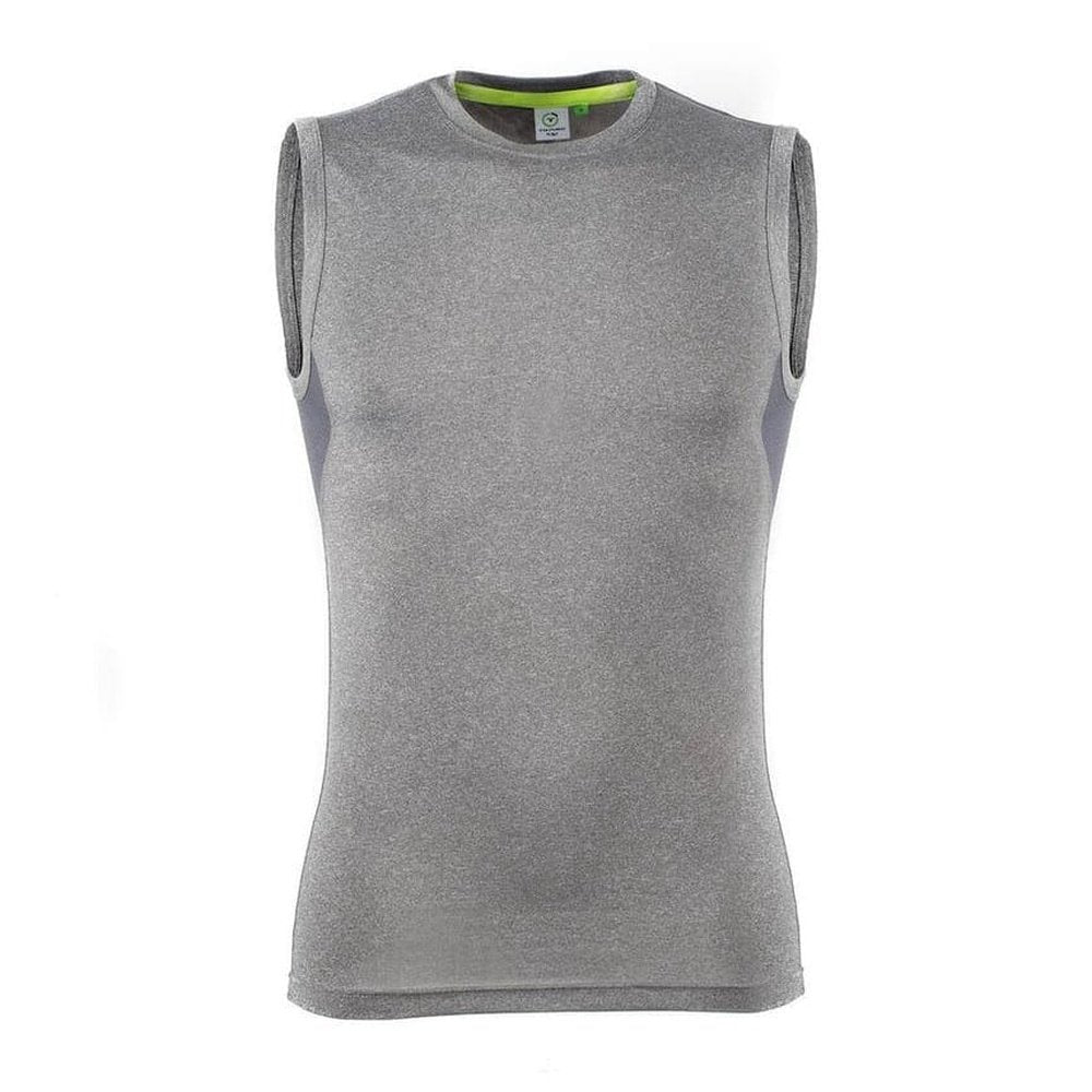 Men's Sleeveless Base Layer Workout T-shirt Slim Fit With Mesh Side Panels TL505