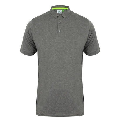Men's Slim Fashion Fit Polyester Stretch Short Collar Polo Shirt TL565