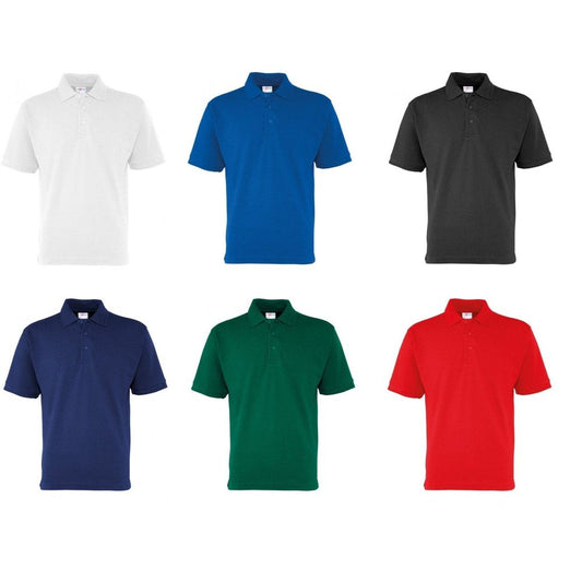 Men's Workwear Premium Cotton/Polyester Blend Polo T-Shirt Top S-4XL RX150