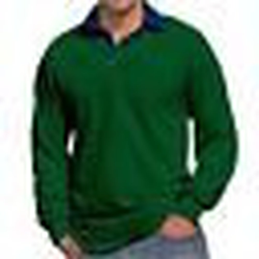 New Gents Long Sleeve Plain Front Row Rugby Shirt Top 10 Colours FR001