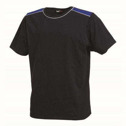 New Gents Mens Finden & Hales Shoulder Panel Cotton T-shirt Top Small LV204