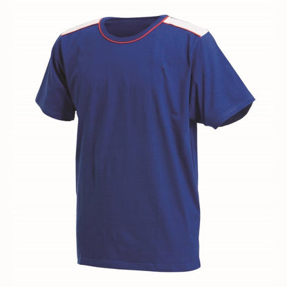 New Gents Mens Finden & Hales Shoulder Panel Cotton T-shirt Top Small LV204