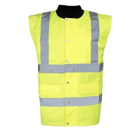 RTY Workwear High Visibility Padded Body Warmer Small - 5XLarge HV076