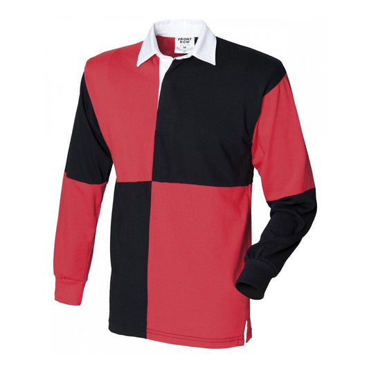 RUGBY SHIRT LONG SLEEVED HARLEQUIN FRONT ROW FR02