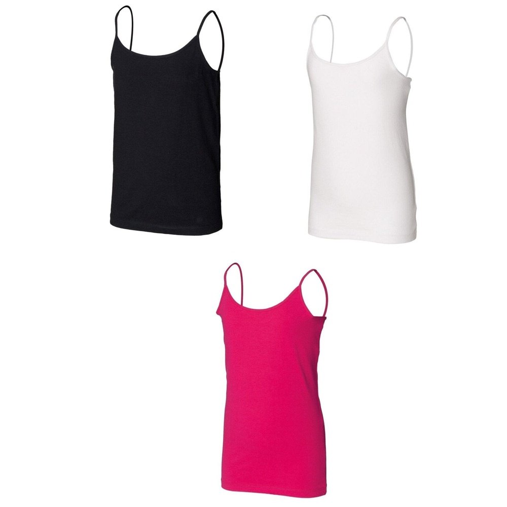SF Mini Kids Spaghetti Strappy Vest Children Sleeveless Casual Tank Top SM212