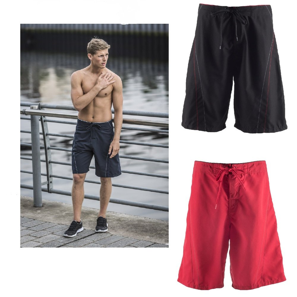 Mens Gents Unlined Tombo Board Shorts Small Medium Large Xlarge TL82